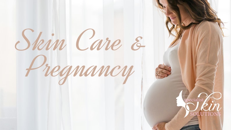 Skin care for pregnant and breastfeeding women