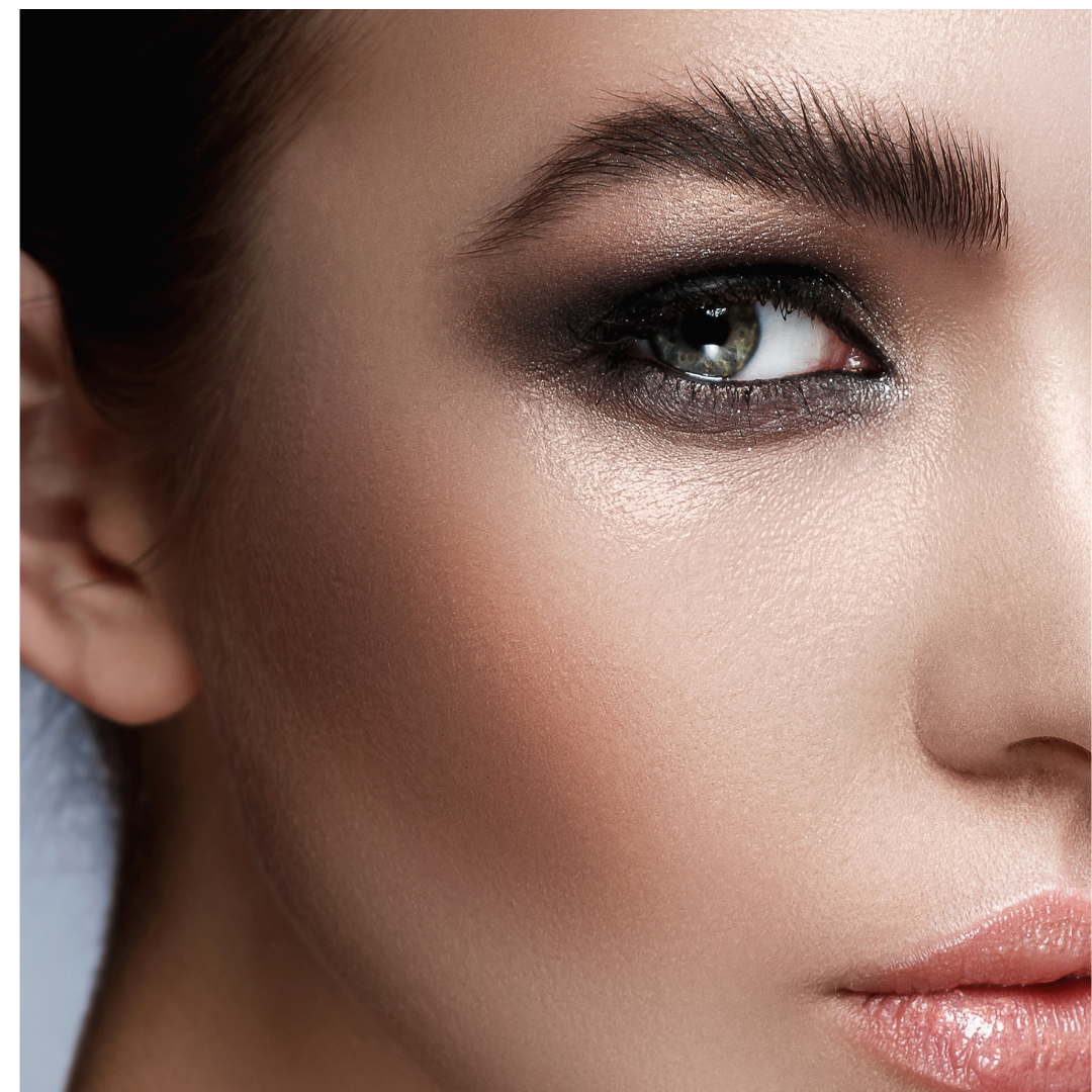 Perfectly groomed brows