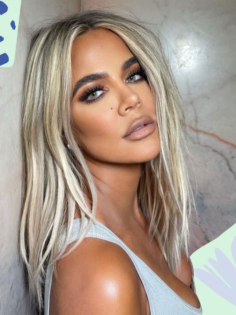 Blonde Hair and Dark Brows Trend - Kardashian Clan